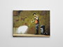 Wallity Lienzo Decorativo Banksy WY130 (50 x 70 cm)